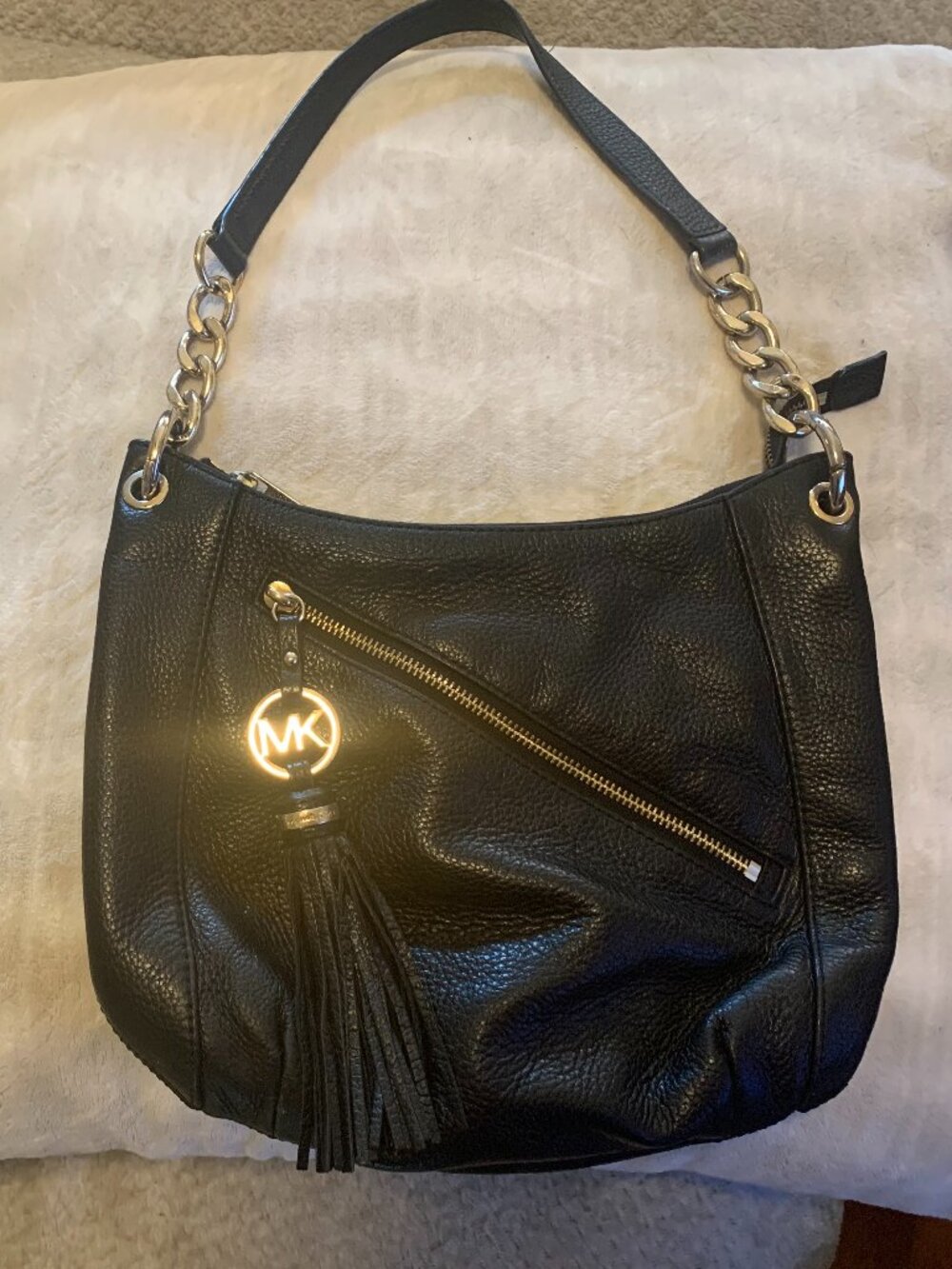 Michael Kors Black Leather Bag
